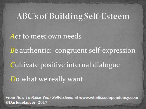 self-esteem, building self-esteem