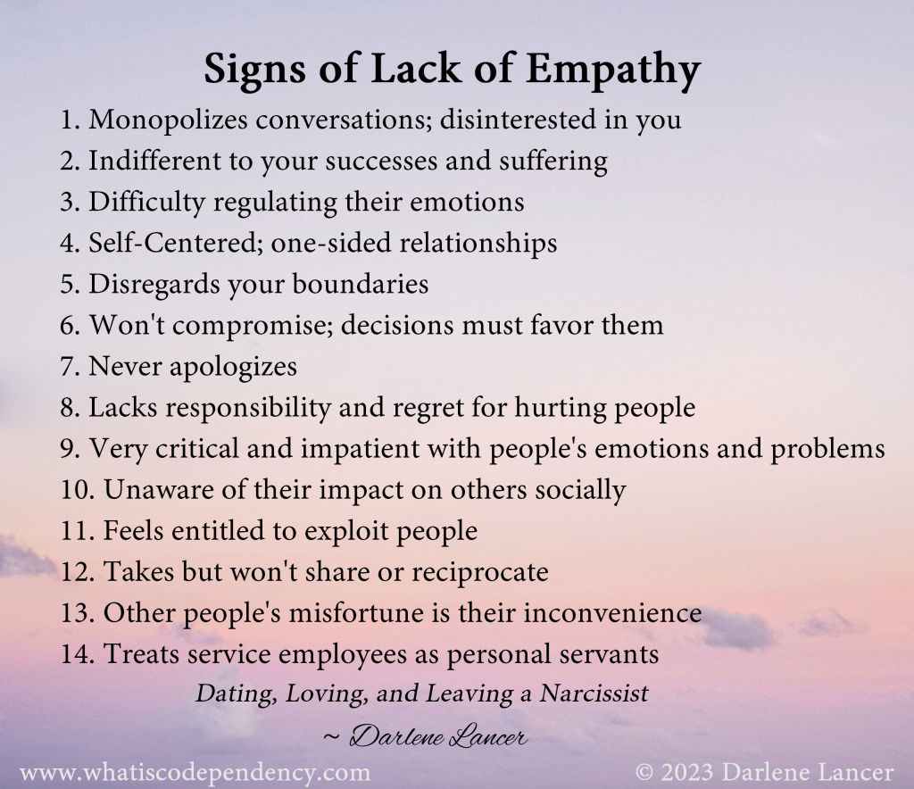 Signs of Lack of Empathy and What You Can Do | What Is Codependency?